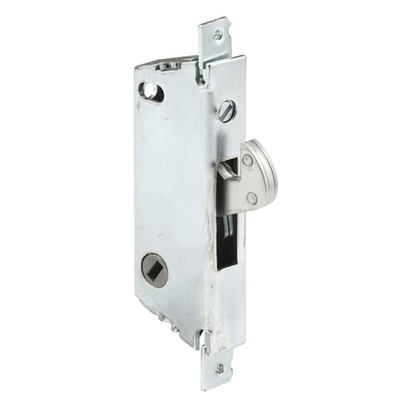 Prime-Line Adams Right, Stainless Steel, Round Faceplate, Patio Door, Mortise Lock Single Pack E 2111